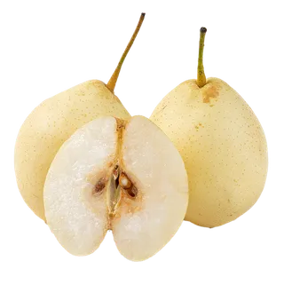 27鸭梨 (2)水果超市商品白底图免抠实物摄影png格式图片透明底