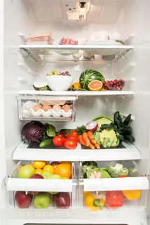 冰箱里的蔬菜水果图片