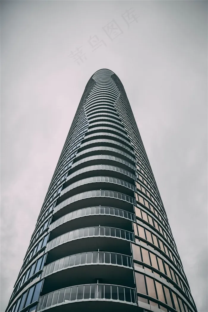 城市里的高大建筑 高清图片
