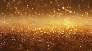 金色金粉大气华丽年会总结背景