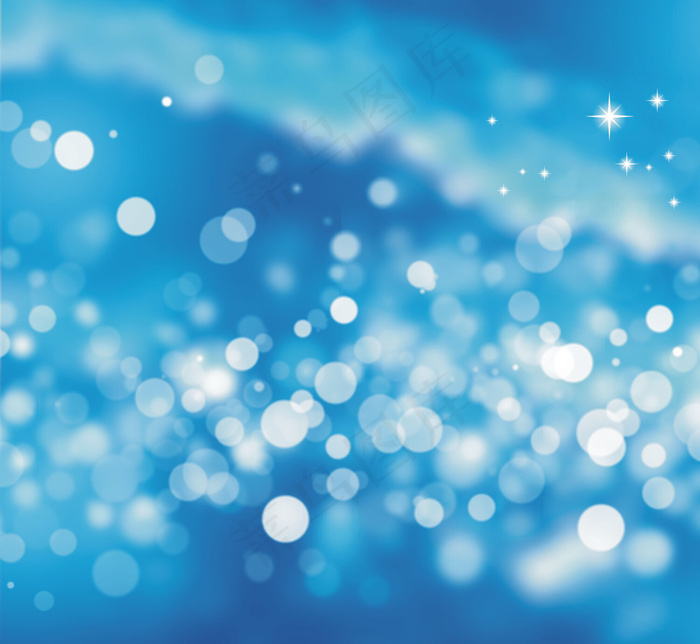 高清蓝色泡泡图片下载