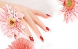 轻熟女美甲图片