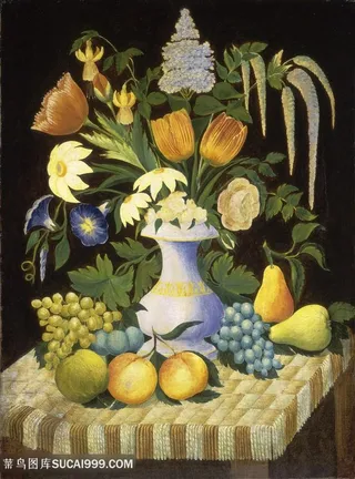 静物花卉花瓶唯美装饰画