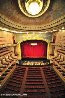 欧洲歌剧院俯视高清图片