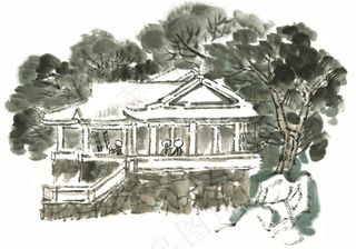 大山石头文化艺术摄影图片