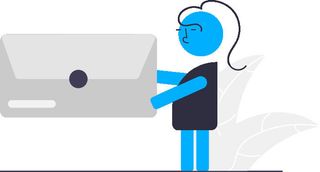 2.5d信件插画小图标素材