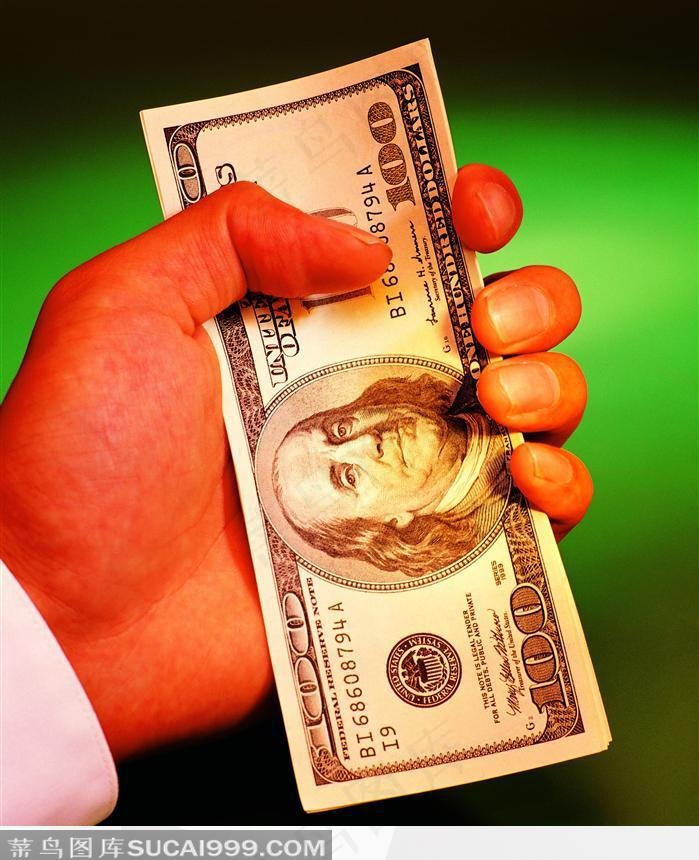 手中的美元