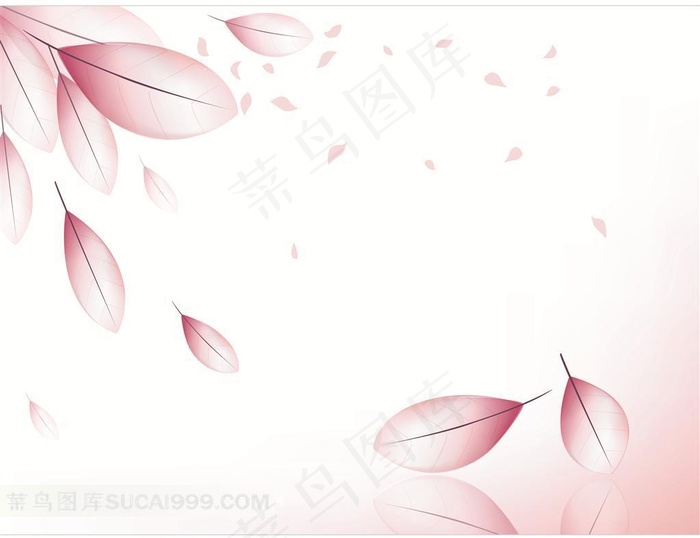 装饰画背景画无框画落叶