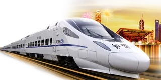 高铁列车动车动画免扣素材PNG