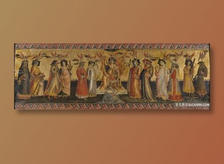 唯美人物高清油画装饰画