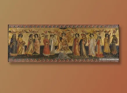 唯美人物高清油画装饰画