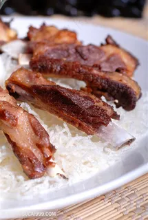 辣王猪排中华美食摄影图 辣王猪排中华美食摄影图