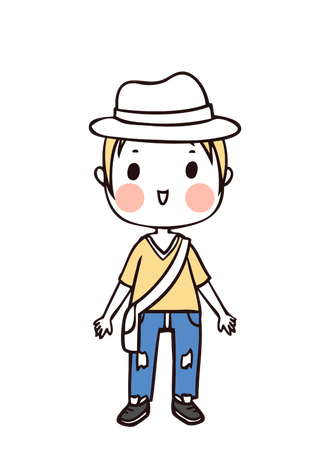 简约风PNG卡通小人动漫动画人物免扣图片素材 (13)