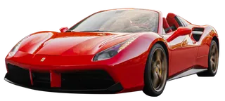免枢红色跑车
