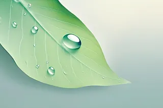 简约清新渐变黄绿色树叶纹理背景