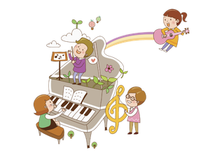 卡通 素材 人物 动画 插图