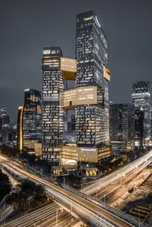 高清唯美城市夜景高楼大厦