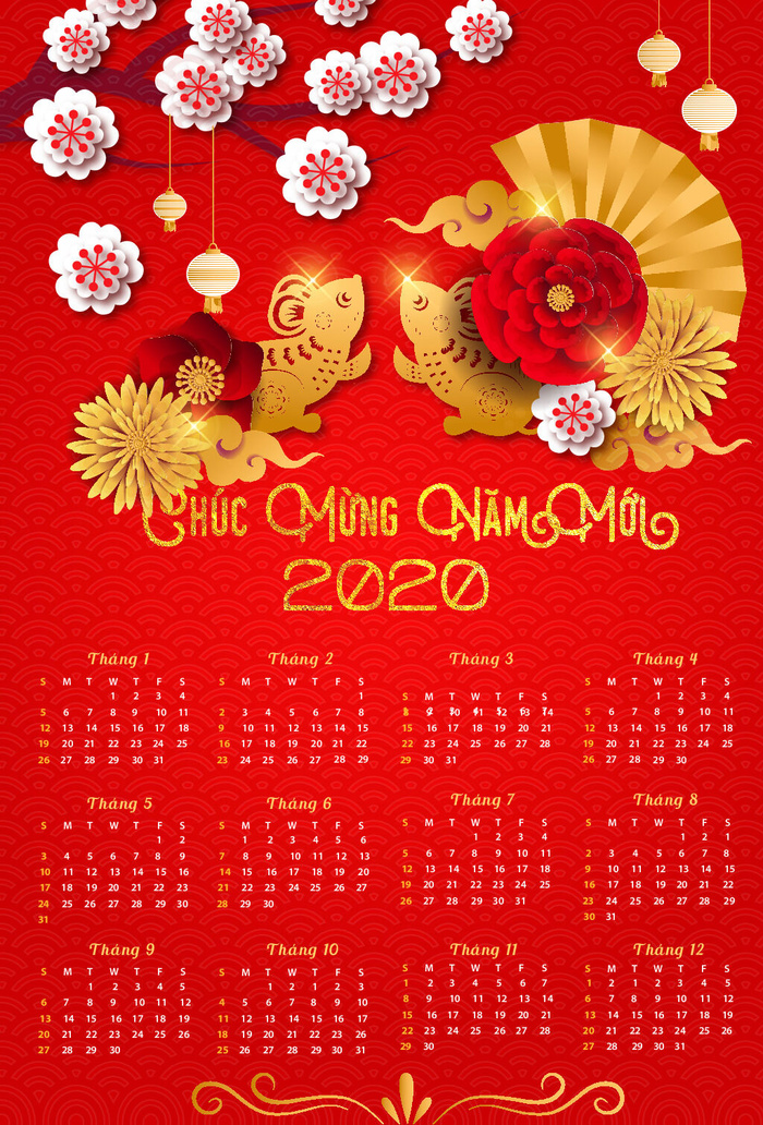 设计红色新年背景