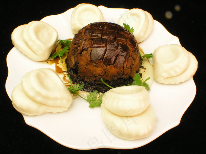 家常菜|美食|菜谱|菜单|0508梅菜扣肉夹饼d
