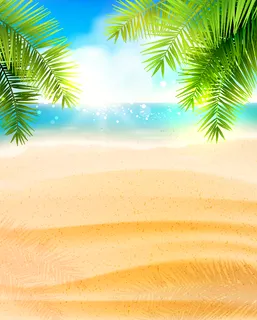 夏天海滩大海背景 夏天海滩大海背景