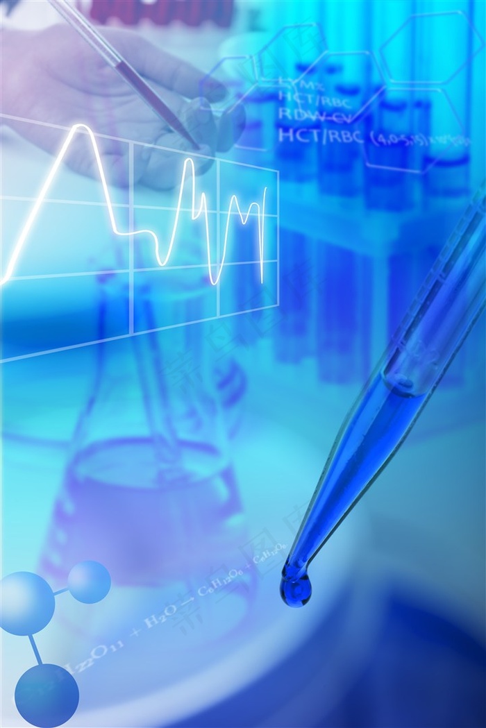 科学实验试管器皿高清图片
