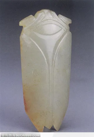 中华传统工艺-精美的玉蝉