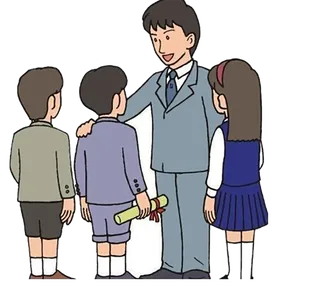 老师教育卡通人物简笔少儿兴趣班