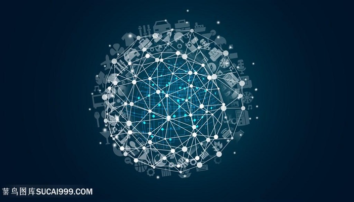 蓝色炫酷科技背景