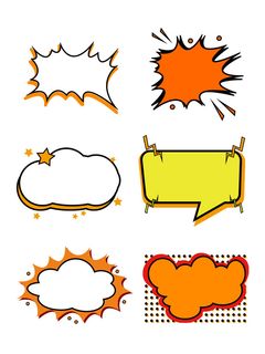 爆炸云爆炸框对话框气泡