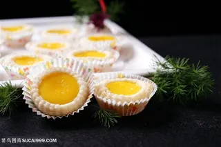 化皮蛋挞的美食图片