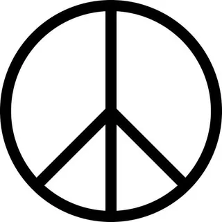 和平符号 PNG免抠