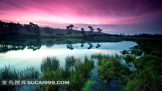 唯美天空日出风景图片