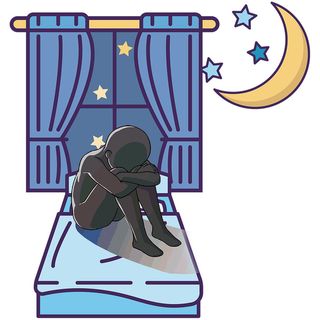 深夜睡不着失眠焦虑