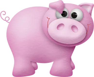 粉色小猪卡通动物现代农业