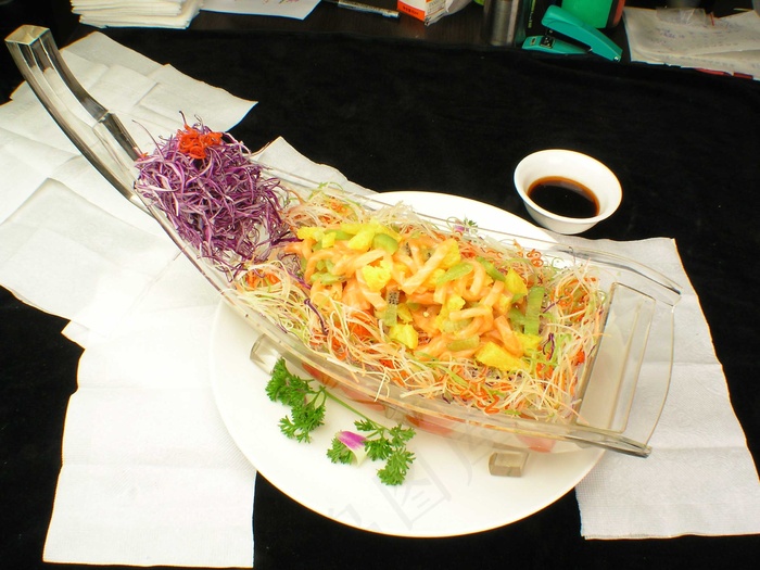 粤菜1498锦绣三文鱼