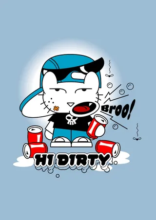 快乐肥宅水打嗝可爱小猫戴鸭舌帽