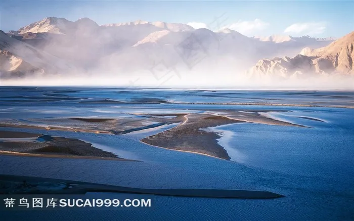 中国山川瀑布河流景观素材