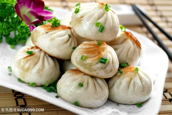 煎包的美食图片
