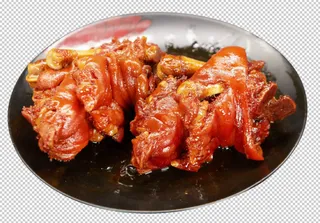 酱猪蹄免扣素材