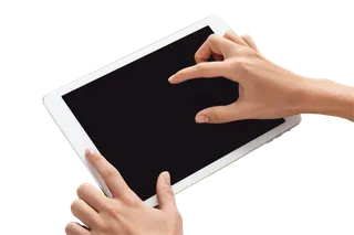 平板电脑放大素材