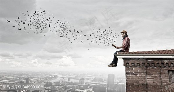 创意时尚男士广告高清图片