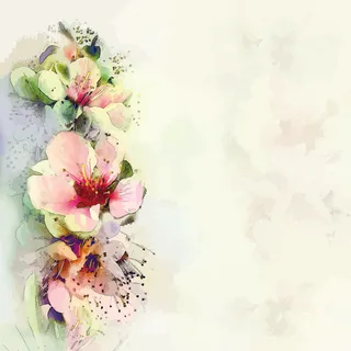 花朵花瓣花束失量背景图 花朵花瓣花束失量背景图