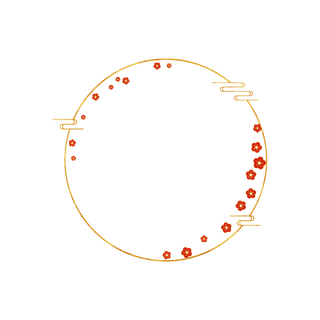 中国风中式传统祥云图案国潮古风边框云纹装饰元素PNG免抠素材图