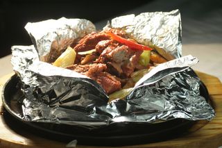 26锡纸包香排 乡村小镇