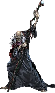 巫师素材卡通黑色