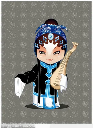 【改良女青褶子】铡美案之秦香莲高清图片