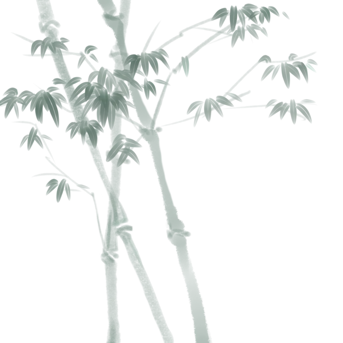 竹子水墨画中国风国画墨水书法竹子画