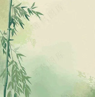 春天中国风的场景