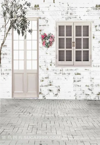 墙面地面摄影背景图片