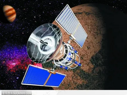 卫星插图 地球 星球 宇宙 太空 星际